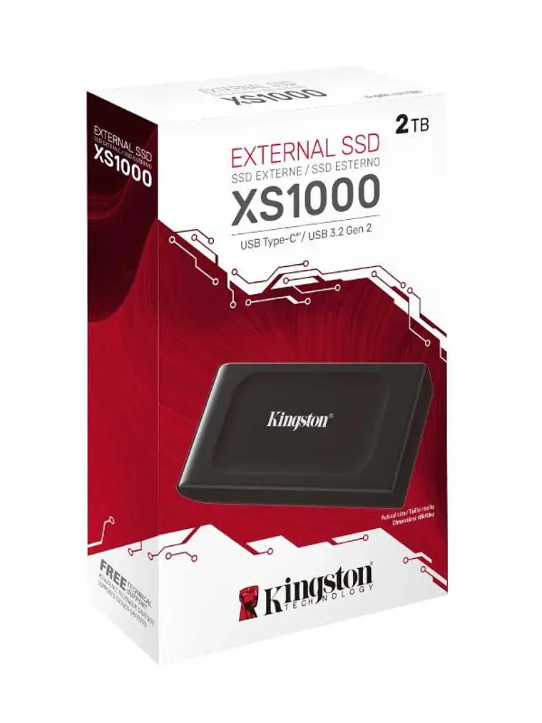 Kingston XS1000 Portable SSD 2Tb USB 3.2 tipo-C 2