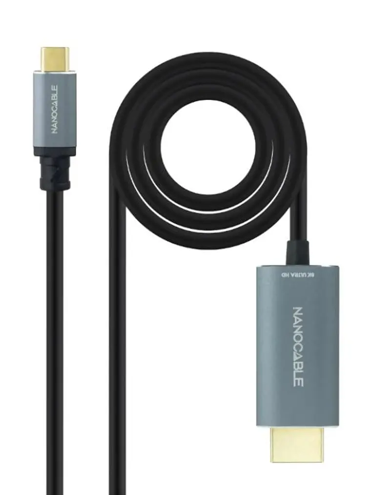 Nanocable Conversor USB-C a HDMI 2.1 8K@60HZ 1.8m 1