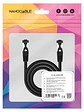 Nanocable Cable red Cat. 8.1 SSTP Negro 0,5m - Miniatura 4