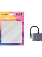 Nanocable Conversor USB-C/M a HDMI-VGA/H 15 cm - Miniatura 3