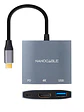 Nanocable Conversor USB-C a HDMI/USB3.0/PD 15 cm - Miniatura 2