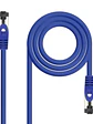 Nanocable Cable red Cat. 8.1 2GHZ SSTP Azul 1m - Miniatura 1