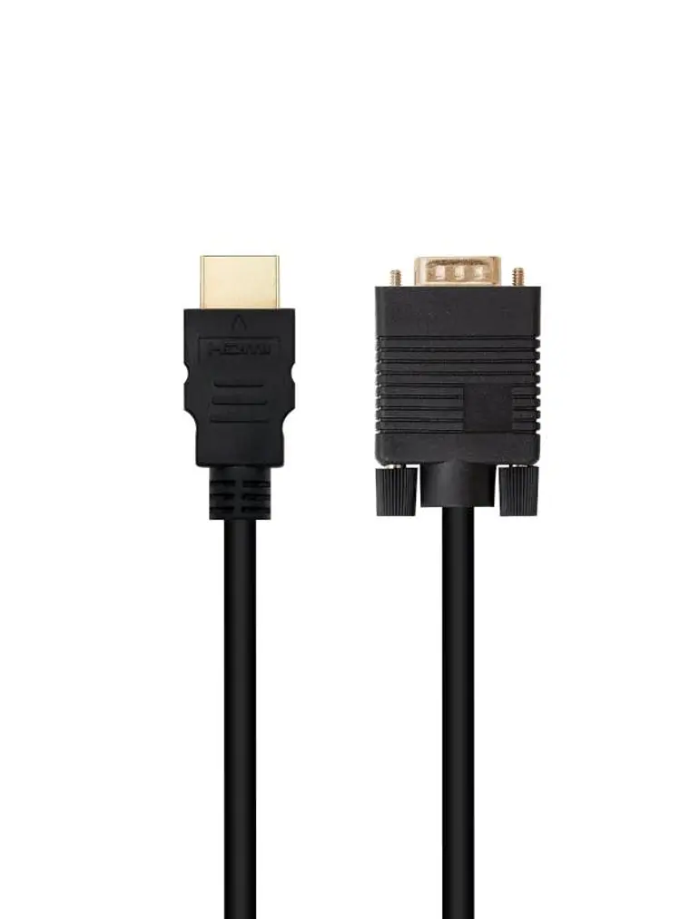 Nanocable Conversor HDMI a VGA M-M, 1.8 m Negro 2