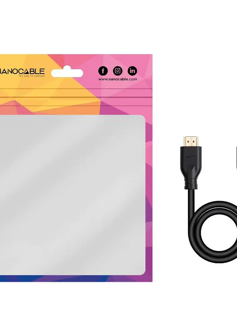 Nanocable Cable HDMI V2.0 4K@60HZ 18Gbps CCS 1 M 4