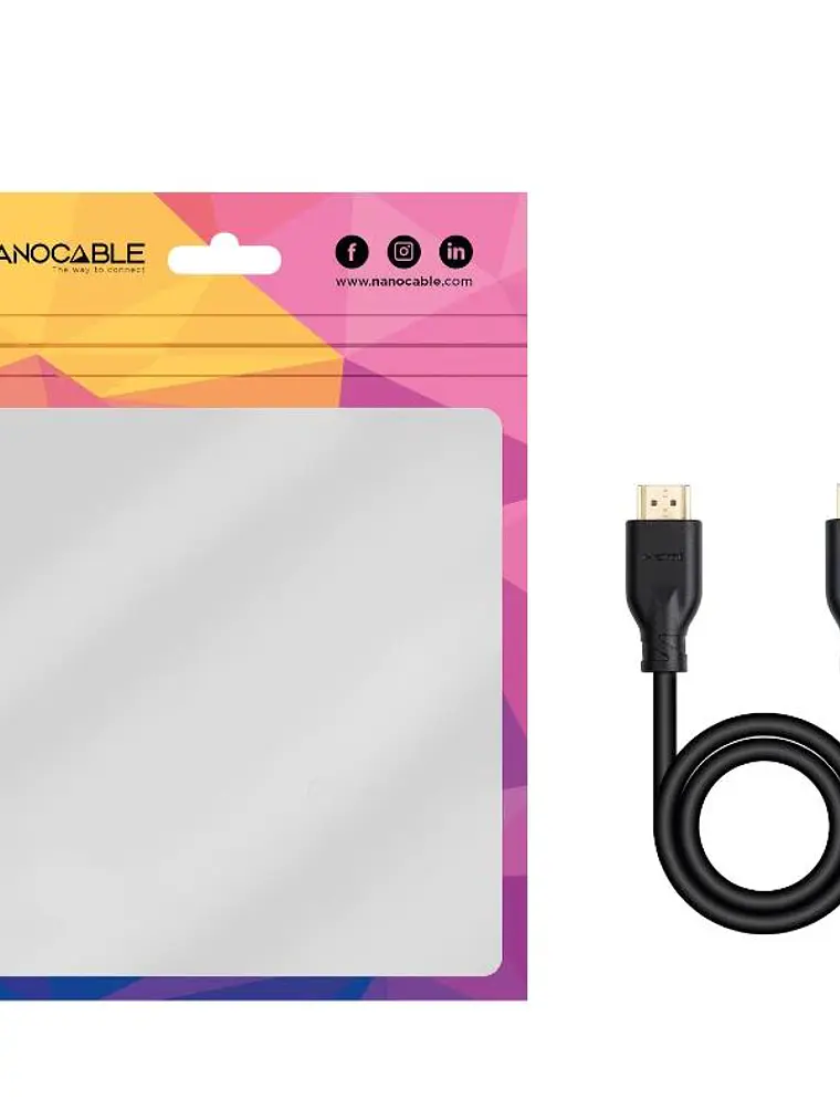 Nanocable Cable HDMI V2.0 4K@60HZ 18Gbps CCS 1.5 M 4