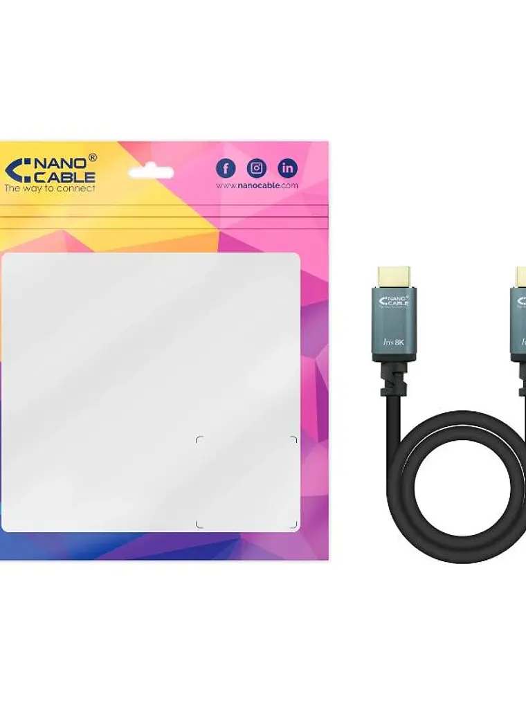 Nanocable Cable HDMI 2.1 IRIS 8K M-M 10 metros 2