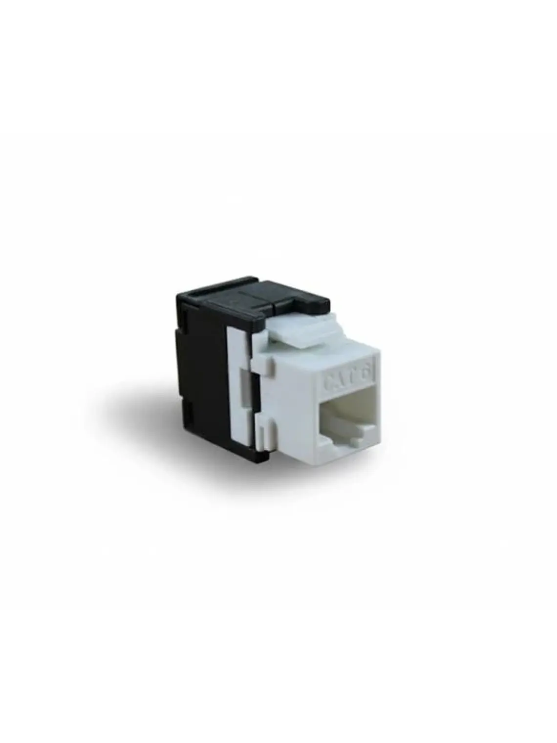 2LAN Conector RJ45 CAT.6 UTP Hembra TOOLESS 180º. 1