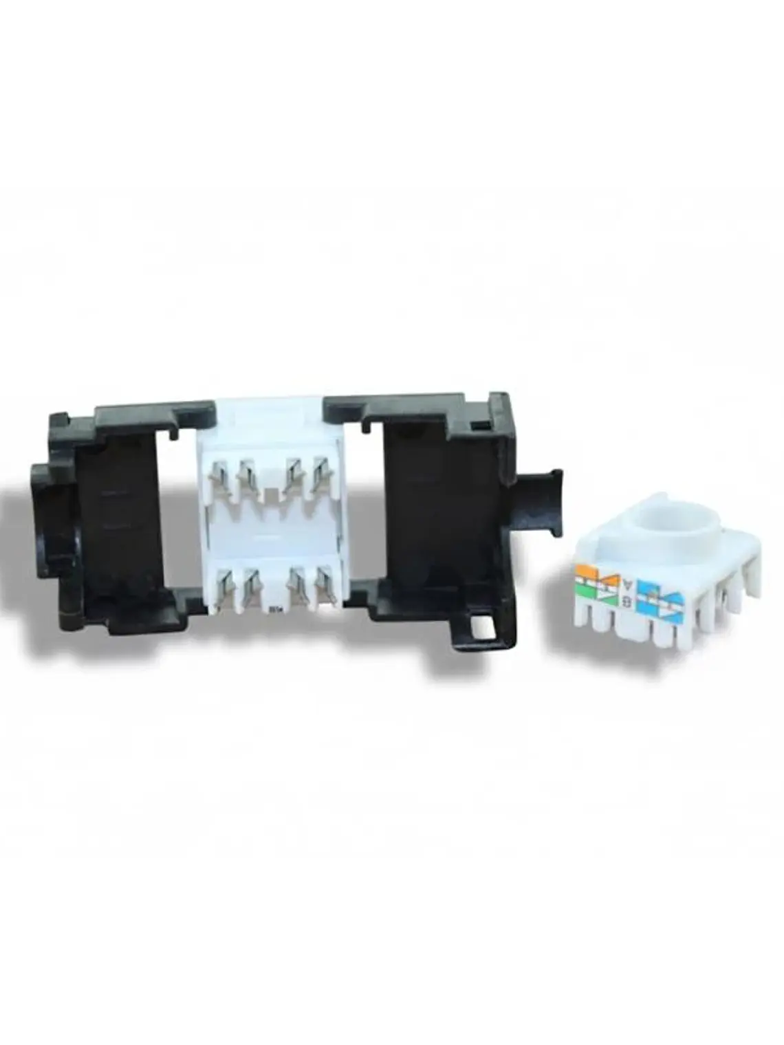 2LAN Conector RJ45 CAT.6 UTP Hembra TOOLESS 180º. 3