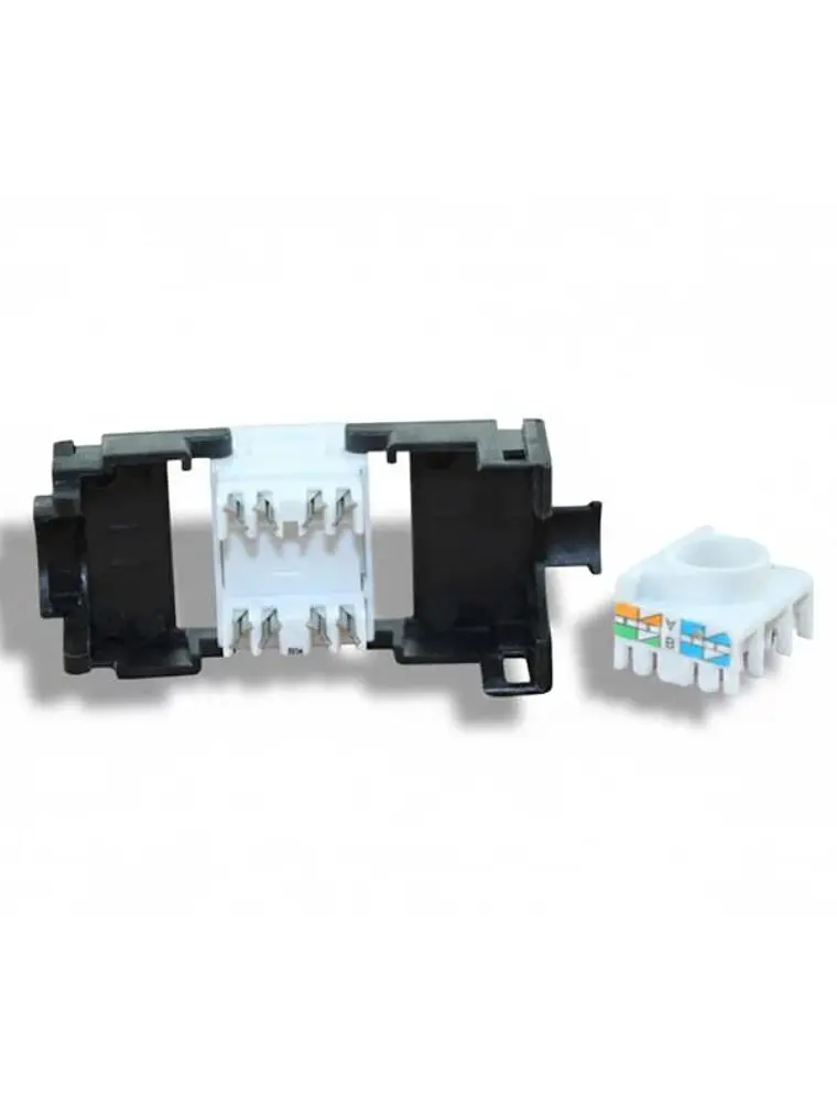 2LAN Conector RJ45 CAT.6 UTP Hembra TOOLESS 180º. 3