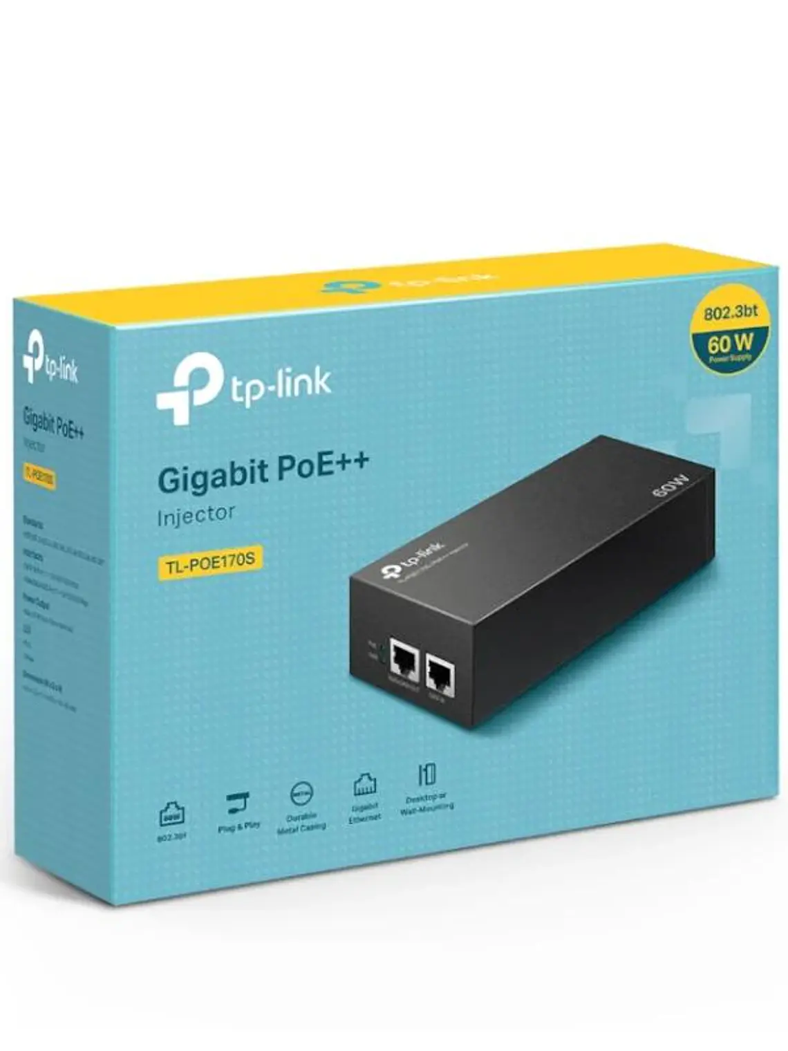 TP-Link PoE170S Inyector PoE++ h/60W 2