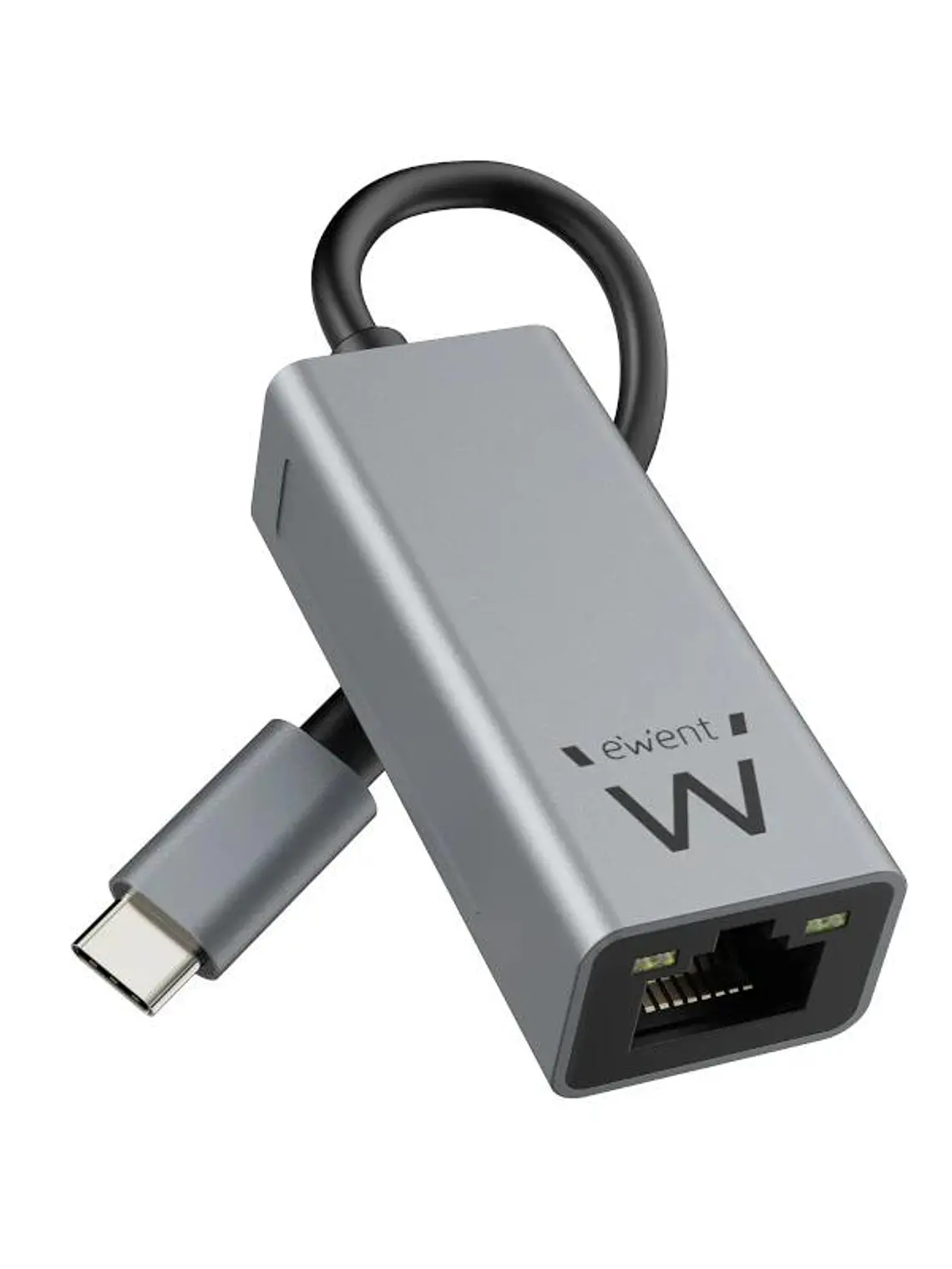EWENT ADAPTADOR DE RED GIGABIT USB-C ALUMINIO 3
