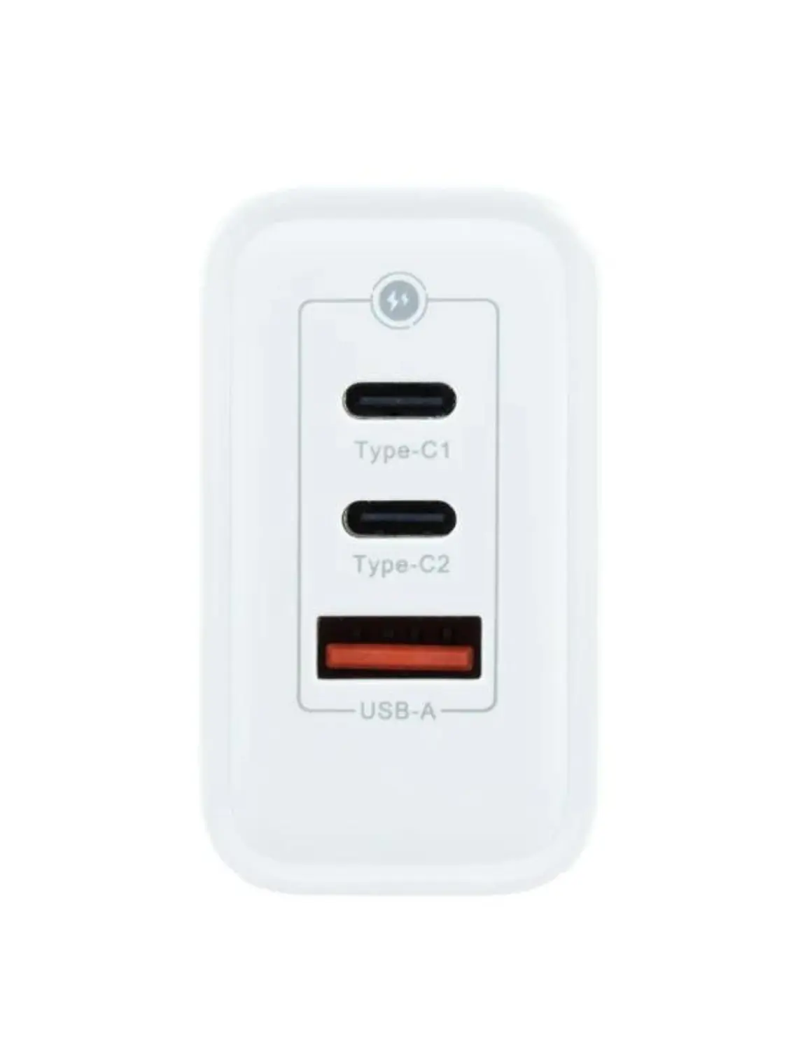 Coolbox Cargador Pared GAN 65W USB-C/USB-C/USB-A 2