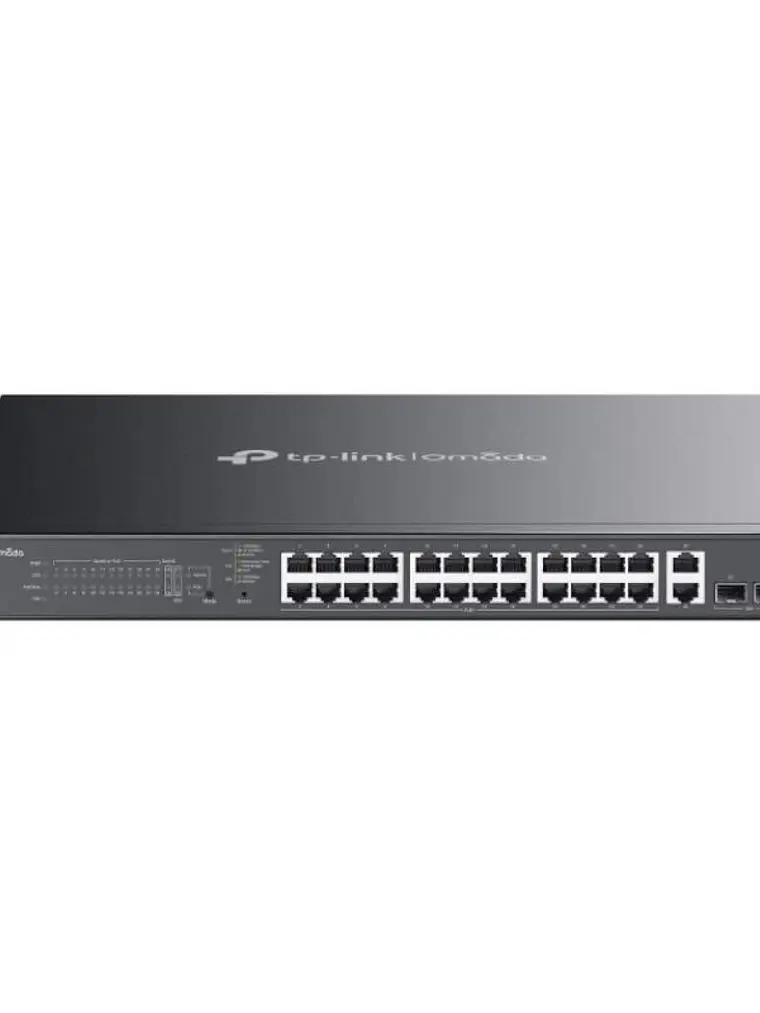 TP-Link ES228GMP Switch 24xPoE+ 2xGb 2xSFP 384W 1