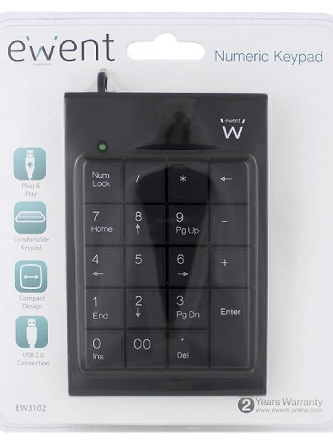 EWENT EW3102 Teclado Númerico Usb 3