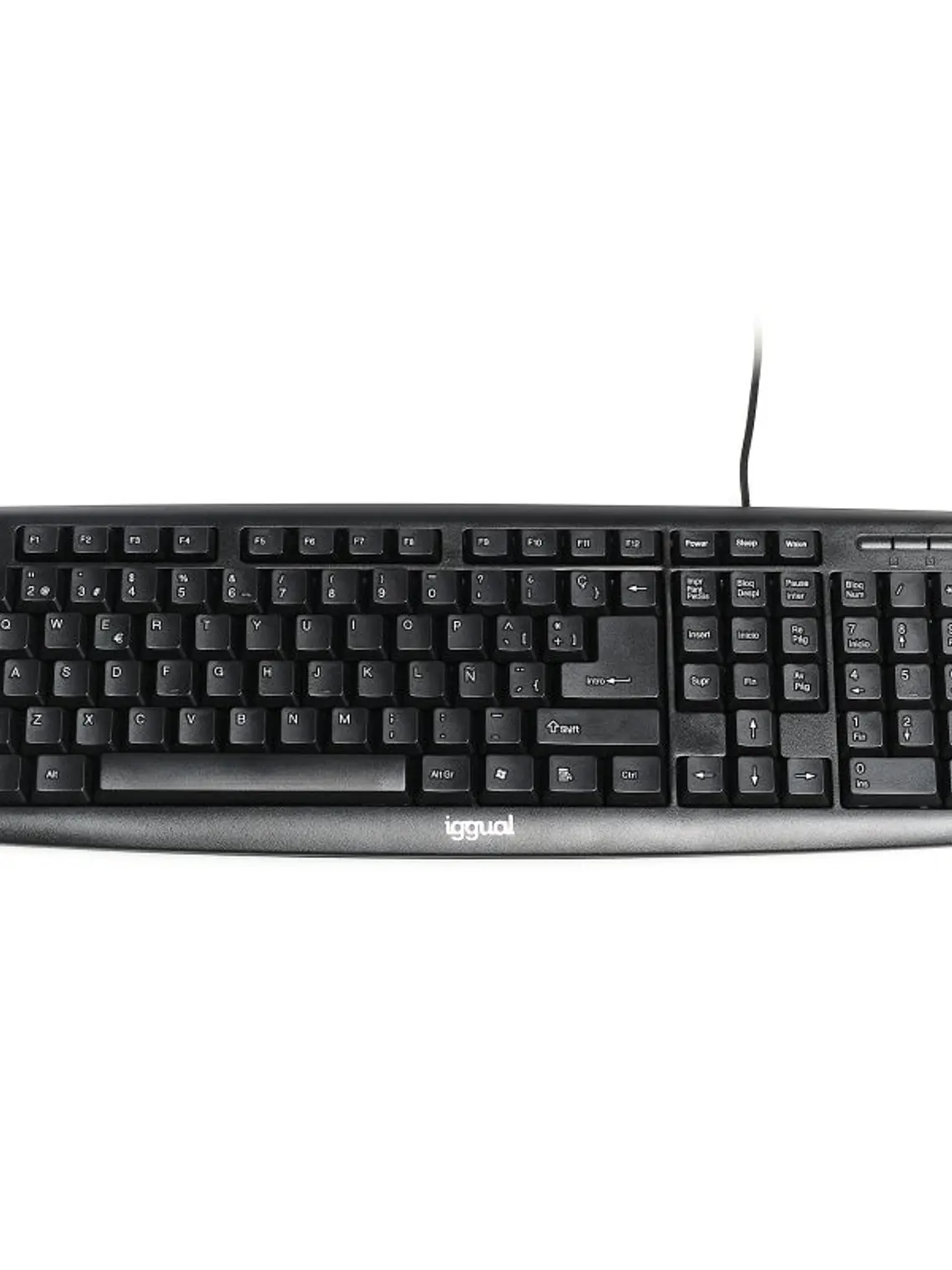iggual Teclado USB estándar CK-BASIC-105T negro 1