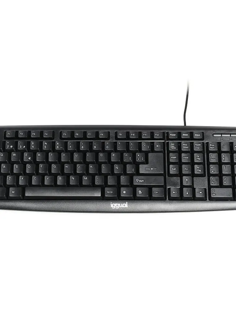iggual Teclado USB estándar CK-BASIC-105T negro 1