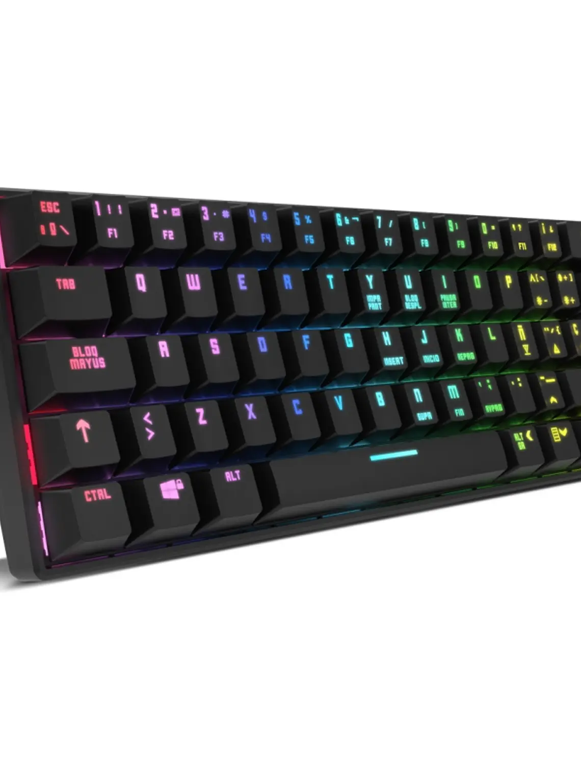 Krom Teclado Gaming KLUSTER RGB Mini Keyboard 2