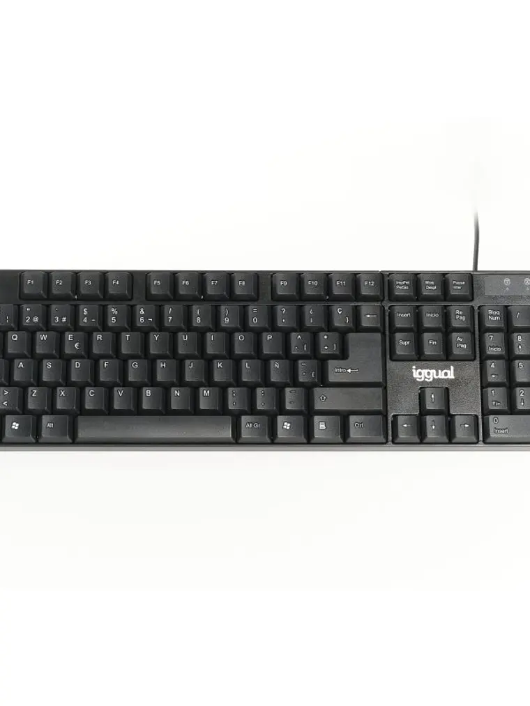 iggual Teclado USB estándar CK-FRAMELESS-105T 1