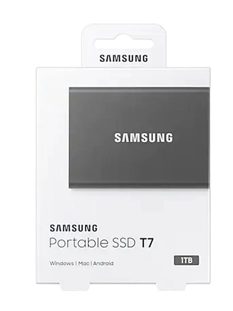 Samsung T7 SSD Externo 1TB NVMe USB 3.2  Gris 2