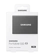 Samsung T7 SSD Externo 1TB NVMe USB 3.2  Gris - Miniatura 2