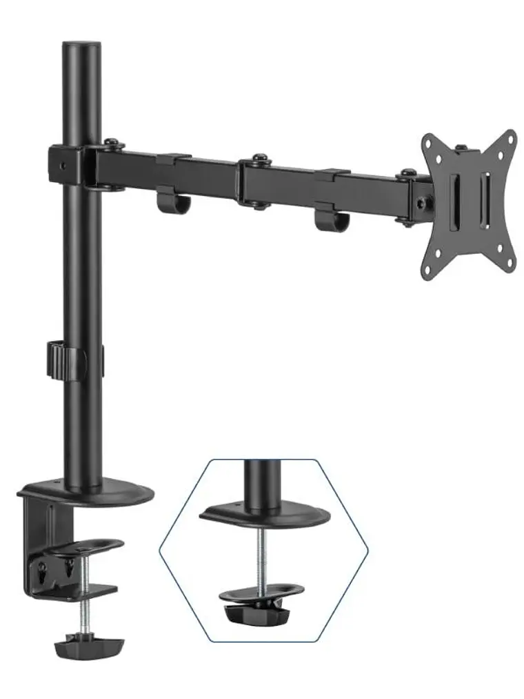 iggual SPM01 Soporte pinza 1 monitor 17