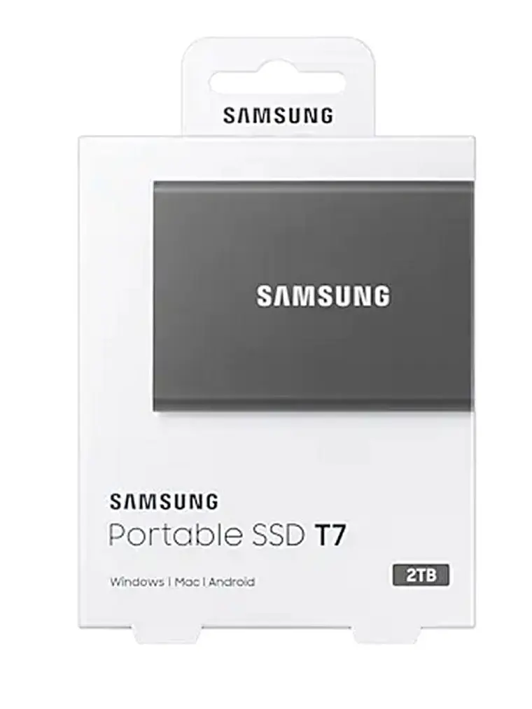 Samsung T7 SSD Externo 2TB NVMe USB 3.2  Gris 2