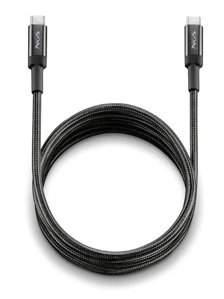 NGS Cable carga rapida USB C A USB C 100w 2M 1