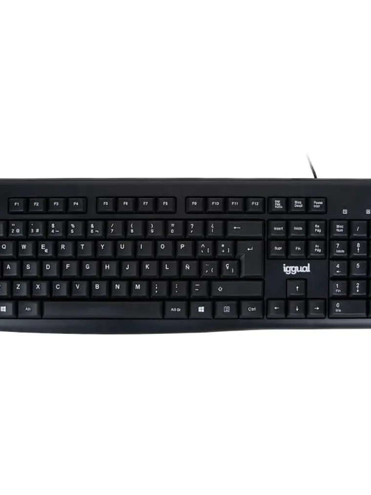 iggual Teclado estándar CK-BASIC2-105T negro 1