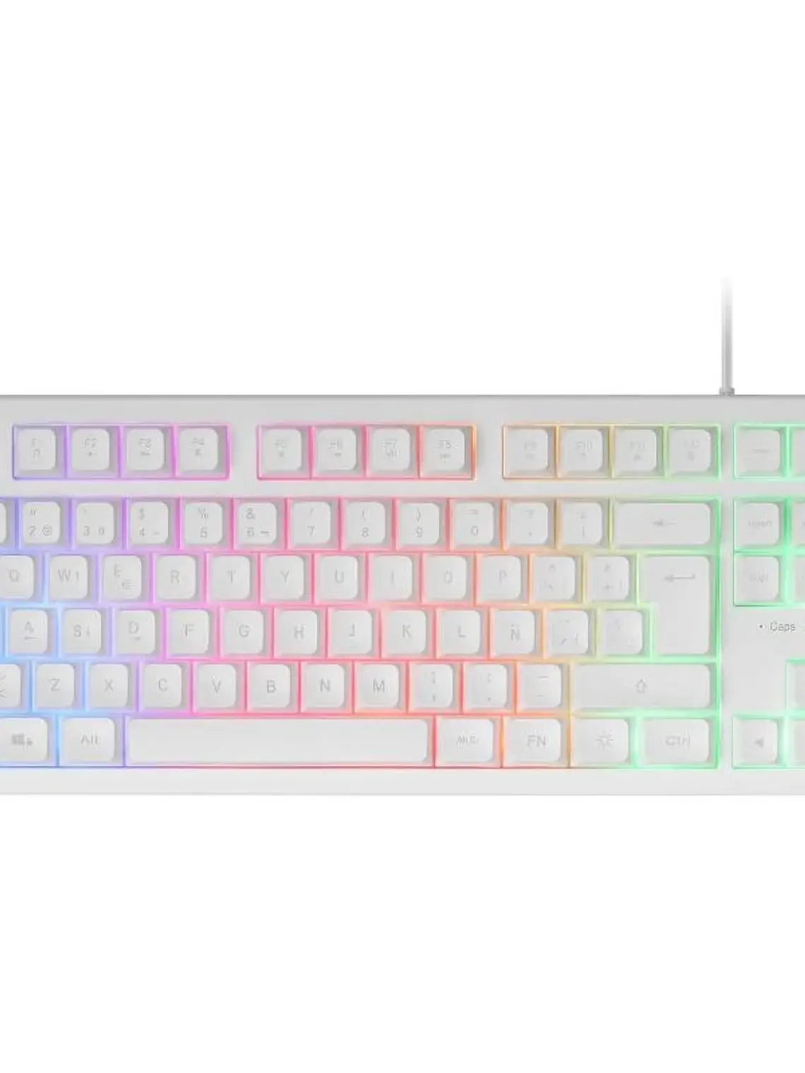 Mars Gaming Teclado MK023 TKL FRGB Blanco 1