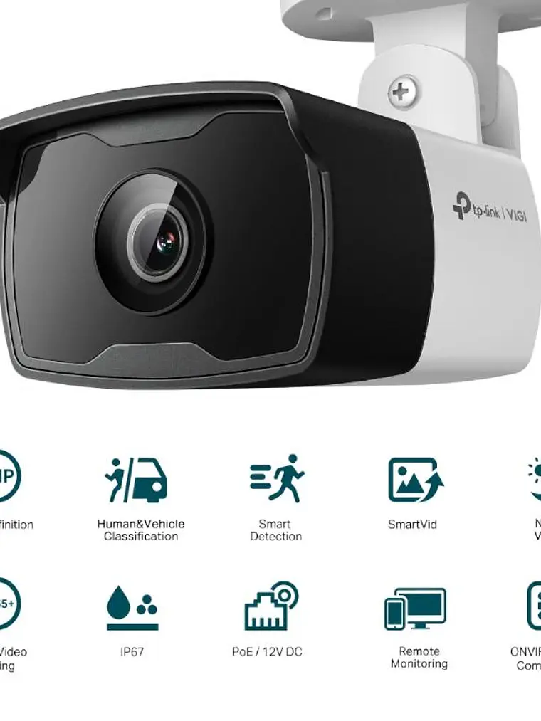 VIGI Cámara IP Bullet C340I 4MP Plástico IR 2.8mm 2