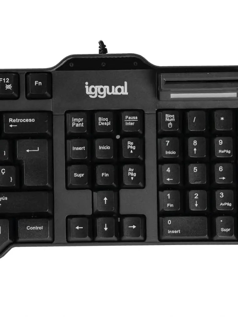 iggual Teclado con lector DNI CK-ID-DNI SMARTcard 3
