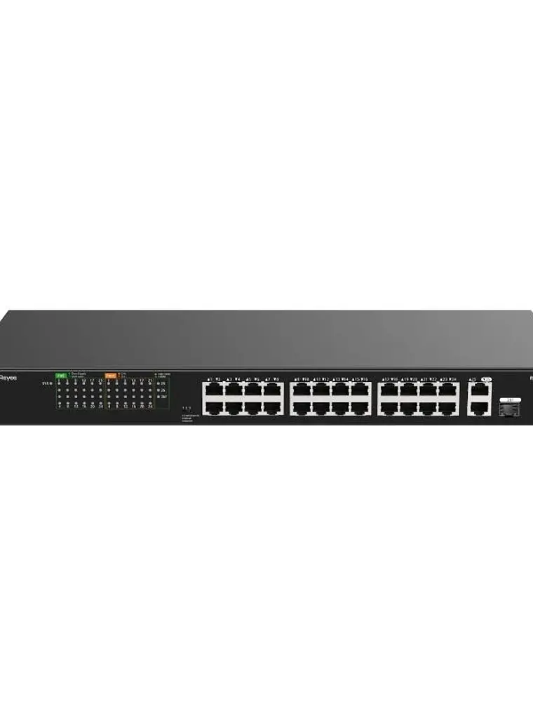 Reyee 24-Port 100Mbps + 1 Uplink Port 1000Mbps + 1 1