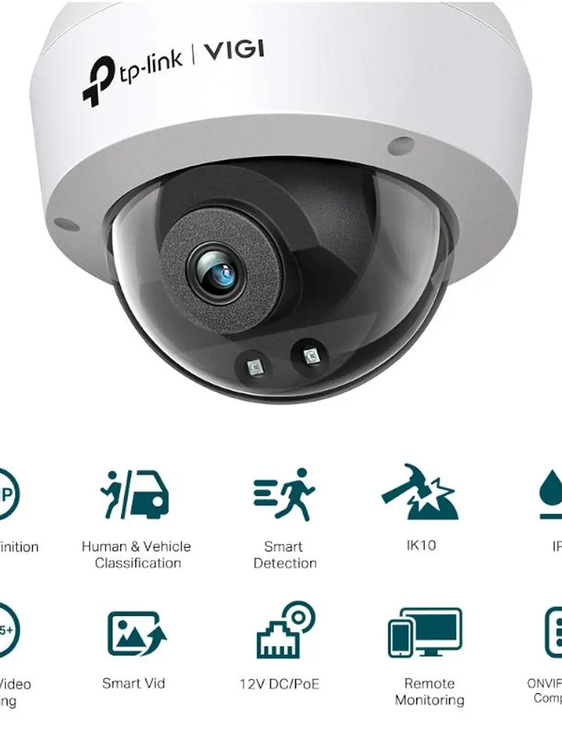 VIGI Cámara IP Domo C230I 3MP Plástico IR 4mm 2