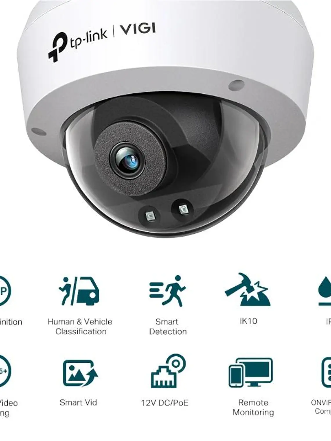 VIGI Cámara IP C240I Domo 4MP Plástico IR 4mm 2