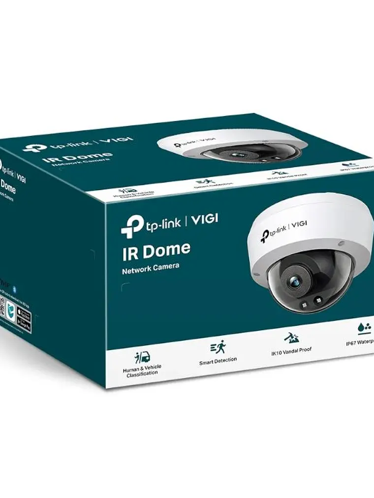 VIGI Cámara IP C240I Domo 4MP Plástico IR 4mm 3