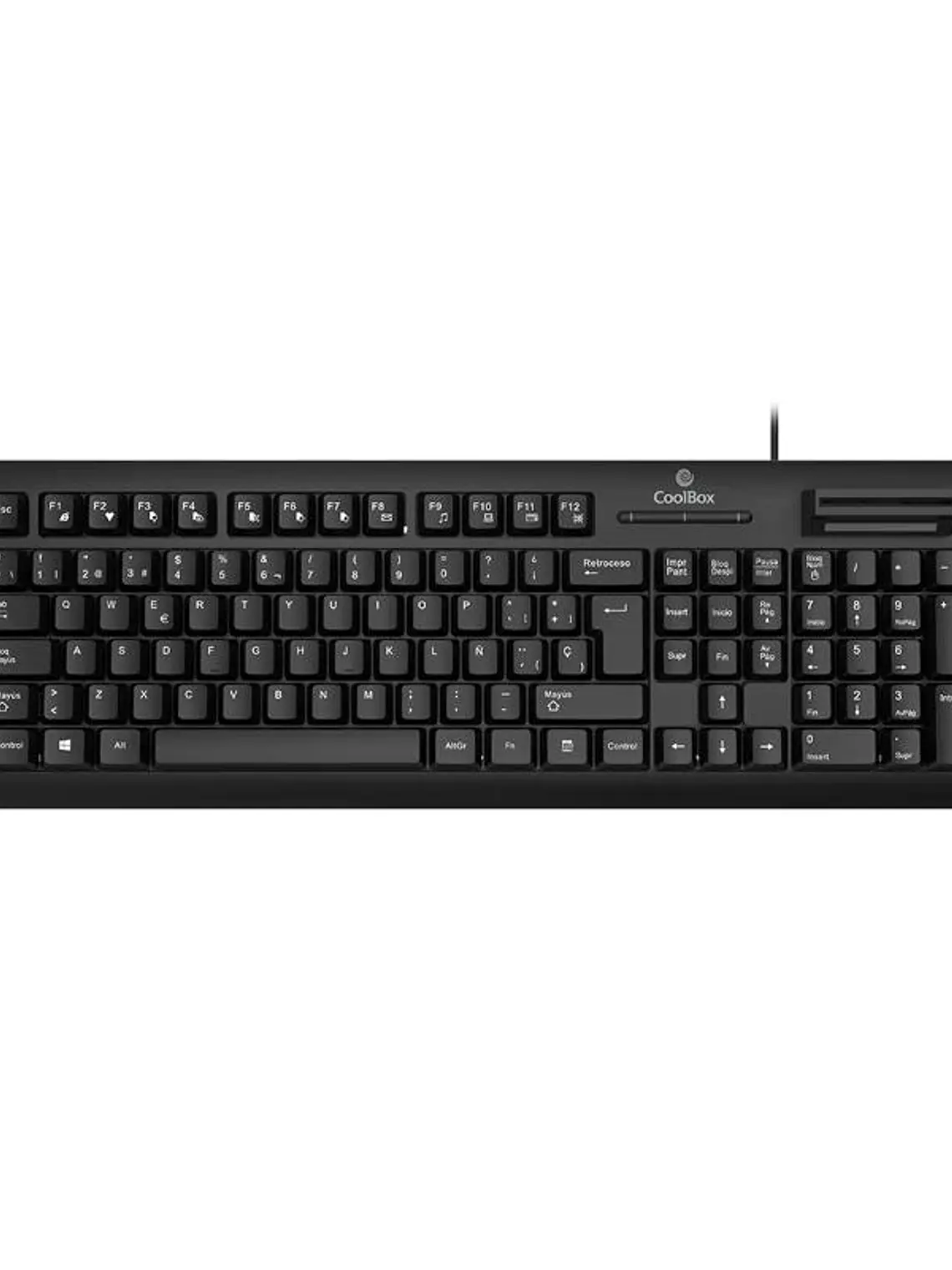 Coolbox Teclado con lector DNI smartcard V4 1