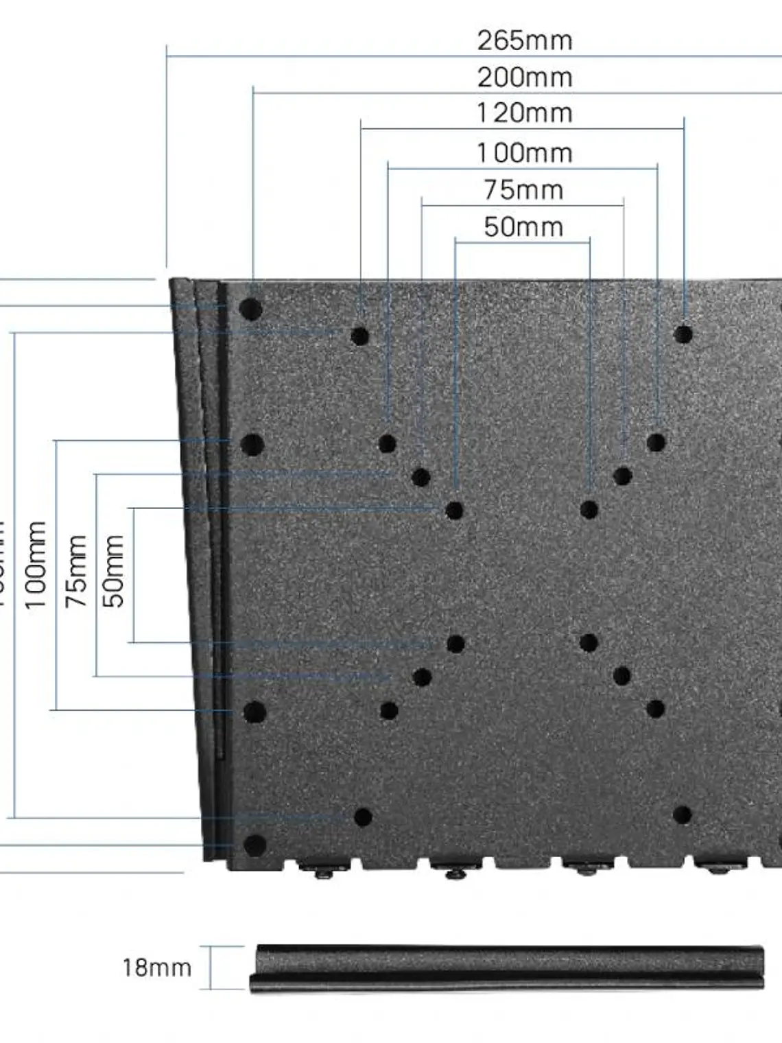 iggual SPTV01 Soporte TV pared Fijo 10