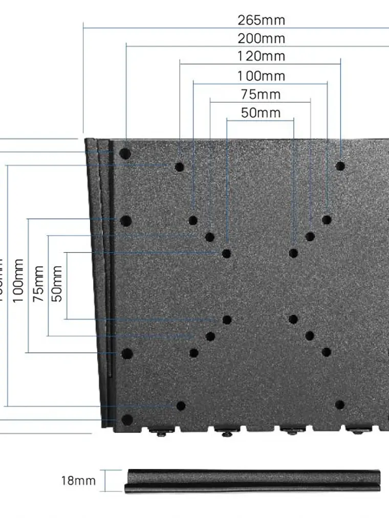 iggual SPTV01 Soporte TV pared Fijo 10