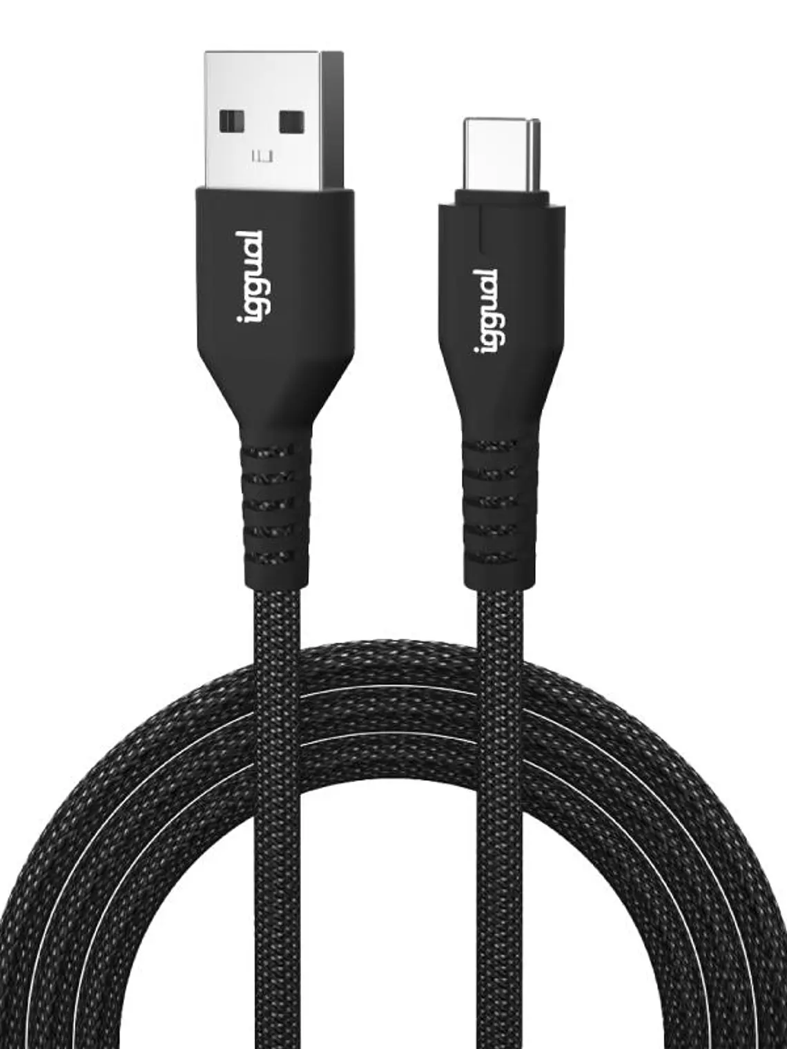 iggual Cable USB-A a tipo C 3A 180 cm trenzado 1