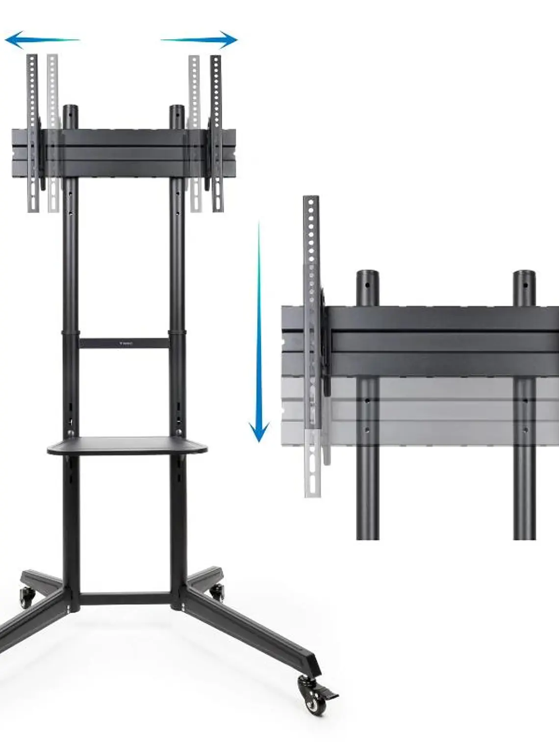 Tooq FS1170M-B Soporte suelo ruedas Ramsés 37