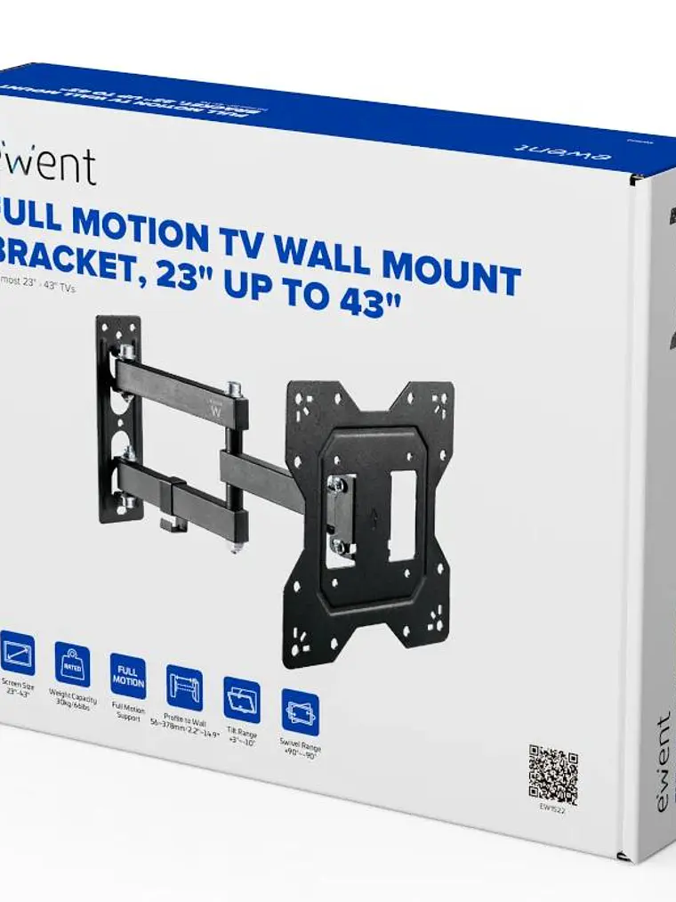EWENT EW1522 Soporte pared TV ext 3 pivot,23 - 42