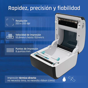 iggual Impresora etiquetas envíos 4X6 USB+Bluetoot