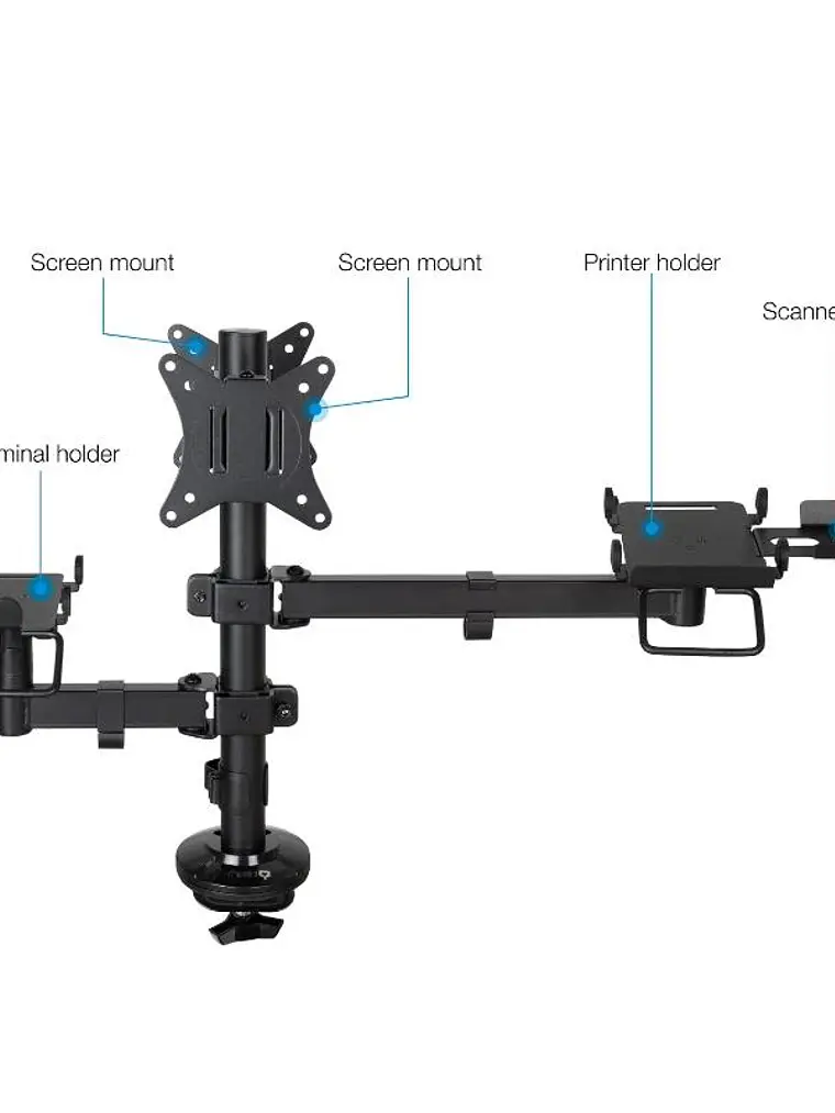 Tooq Soporte Mesa TPV/Impresora/Terminal/Lector 3