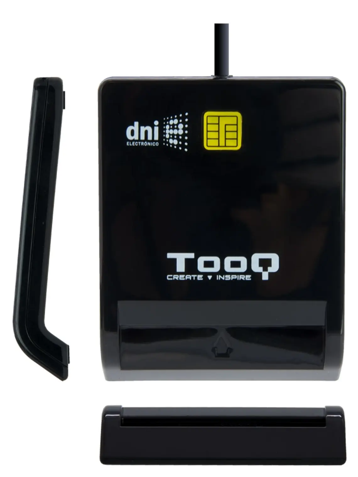 Tooq Lector de tarjetas DNIE usb 2.0 negro 3