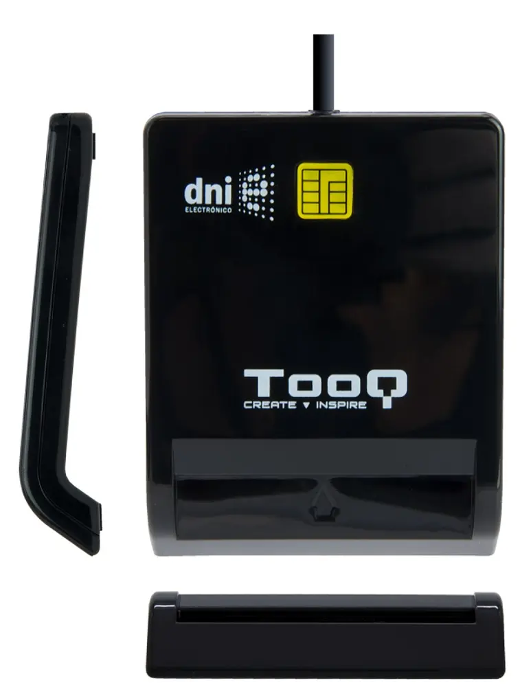 Tooq Lector de tarjetas DNIE usb 2.0 negro 3