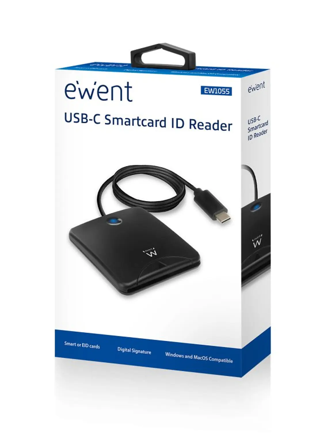 EWENT EW1055 Lector Tarjetas USB-C/ DNI electronic 3