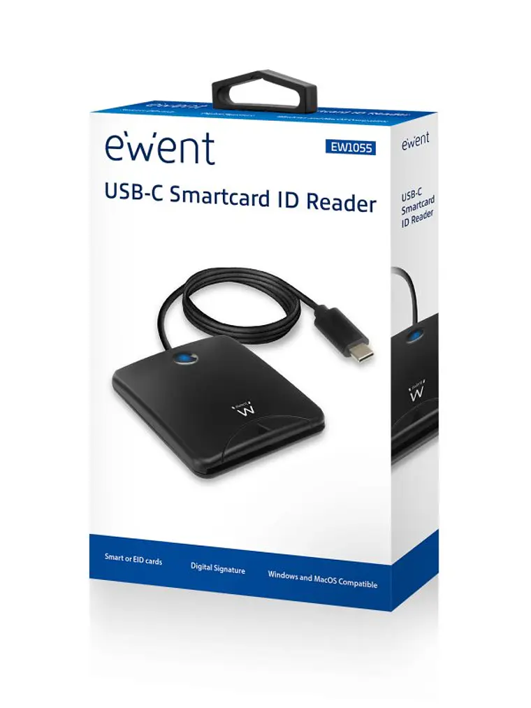 EWENT EW1055 Lector Tarjetas USB-C/ DNI electronic 3