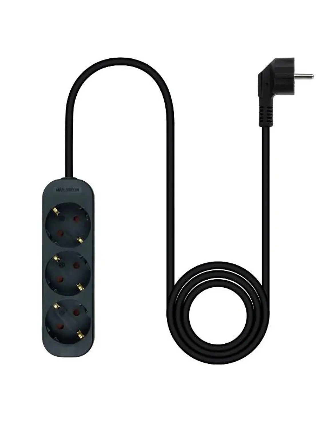 Nanocable Regleta de Enchufes 3 Tomas 1.4 m Negro 2