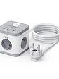 Ewent EW3863 Regleta 3 Tomas SHUCKO+2USB-A+2USB-C - Miniatura 2