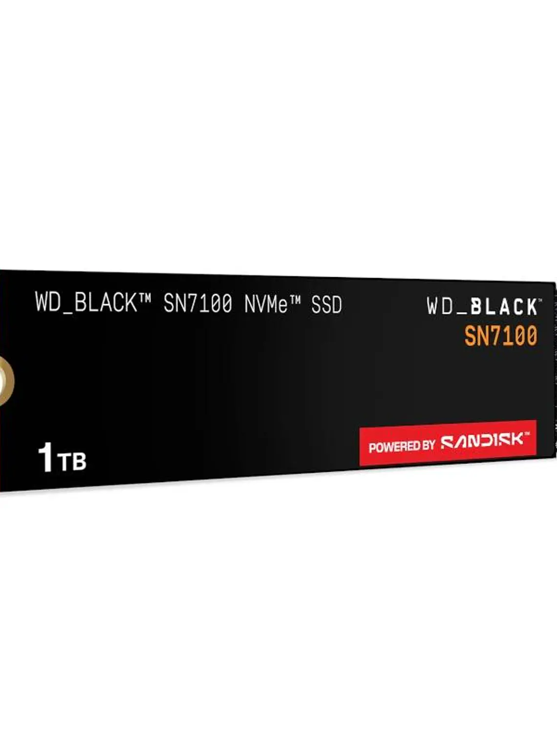 WD Black SN7100 SSD 1TB PCIe Gen4x4 7250MB-s 3